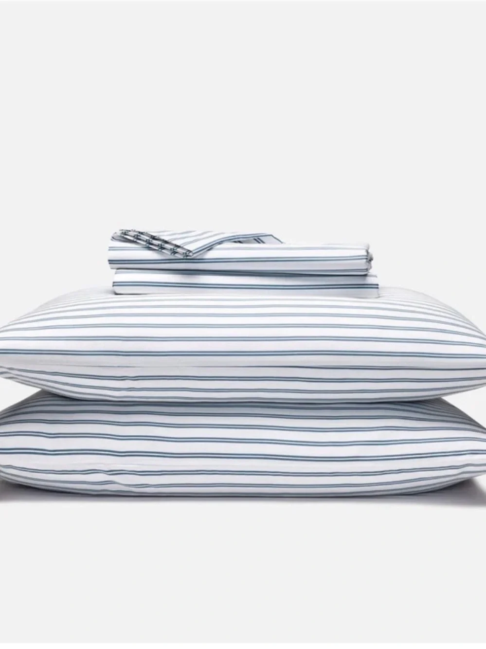 Brooklinen Core Sheet SetStriped Blue and White Full